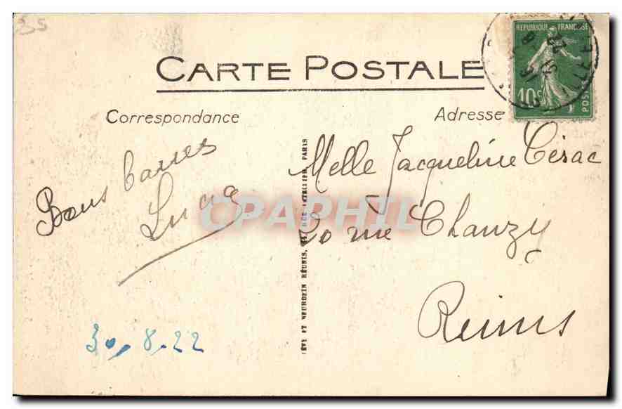 Saint-Malo — La Grande Porte et la Vierge miraculeuse — LL, n°226 — Achterkant