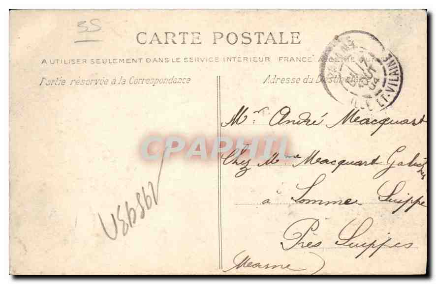 Saint-Malo — La Mare aux Canetons — G.P. — n°2913 — Verso