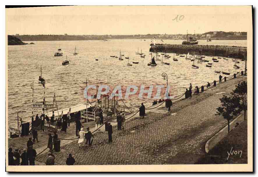 CPA Saint Malo (Illes et Vilaine) Le Mole des Noires dt l'Embacardere des Vedettes