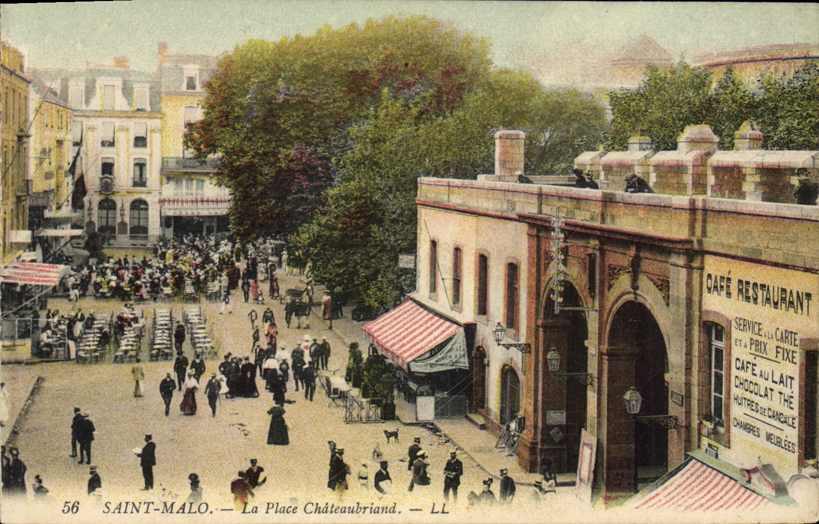 Saint-Malo — La Place Châteaubriand — LL, n°56