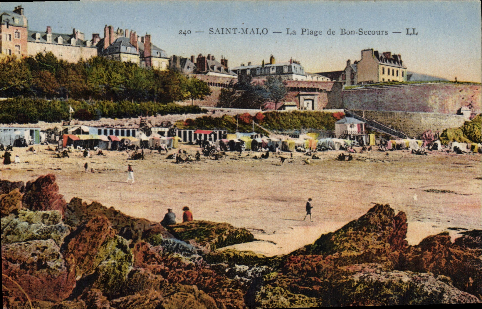 Saint-Malo — La Plage de Bon-Secours — LL