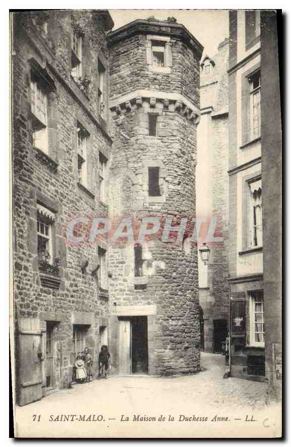 Saint-Malo — La Maison de la Duchesse Anne — LL, n°71