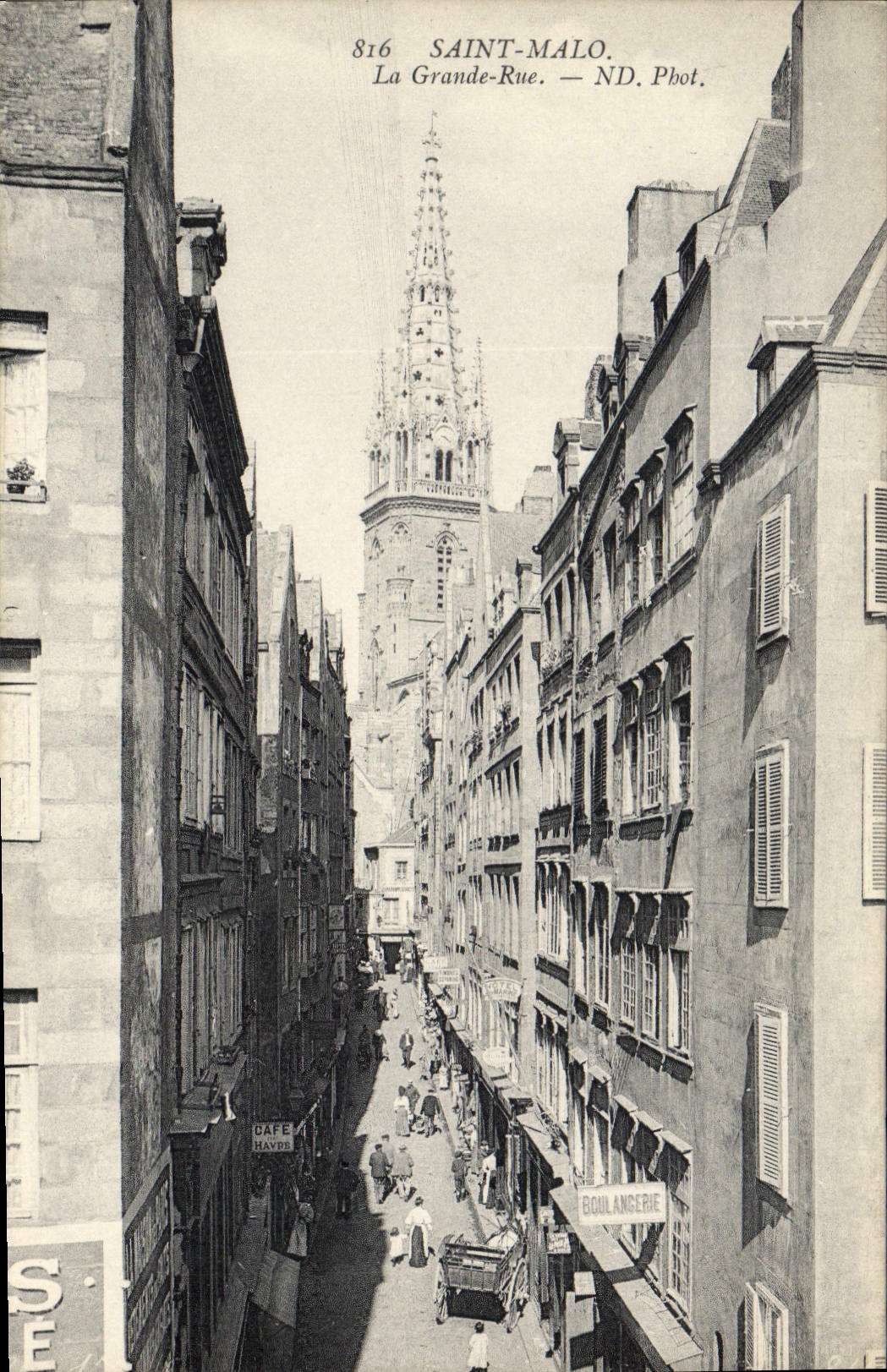 Saint-Malo — La Grande-Rue — ND. Phot.