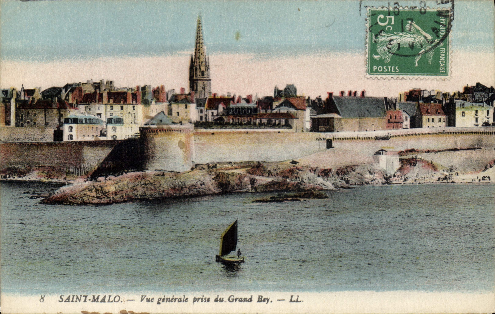 Saint-Malo — Vue générale prise du Grand Bey — LL