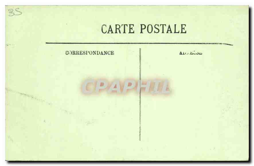 Saint-Malo — Le Château et la Place Saint-Vincent — LL. n°128 — Reverso