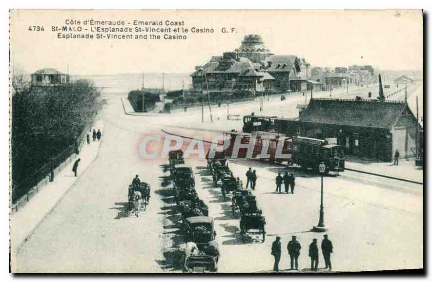 St-Malo - La Esplanade St-Vincent y el Casino — G.F. n°4734