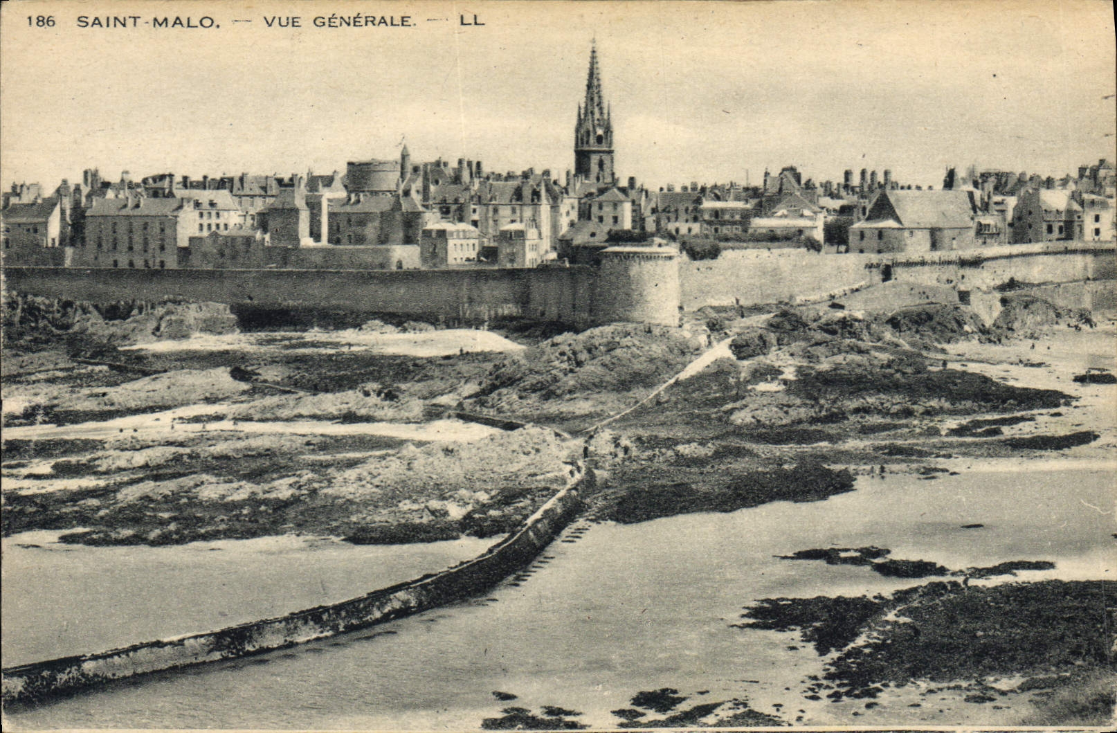 CPA Saint Malo Vue Generale