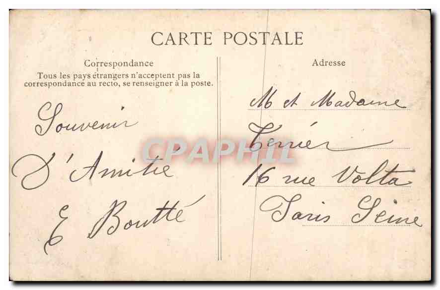 Saint-Malo — Le Château - La Plage — The Castle - The Beach — Côte d’Emeraude, C. 429 — Verso