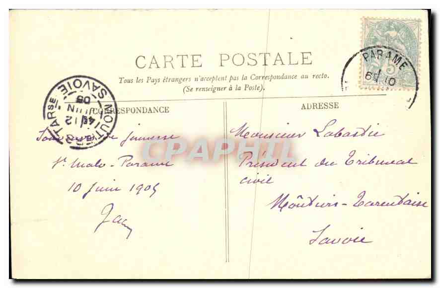 Saint-Malo — La Grande Porte et l'Église — LL. n°197 — Verso