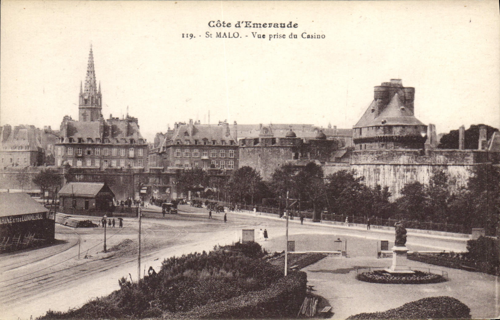 St MALO - Vue prise du Casino - Côte d'Emeraude