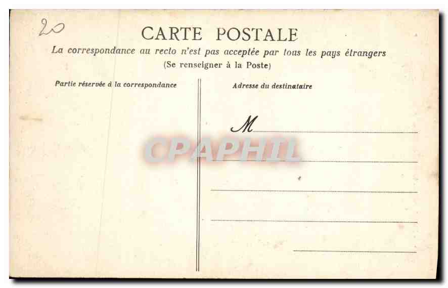 Saint-Malo - La Porte de Dinan — A.G. n°14 — Verso