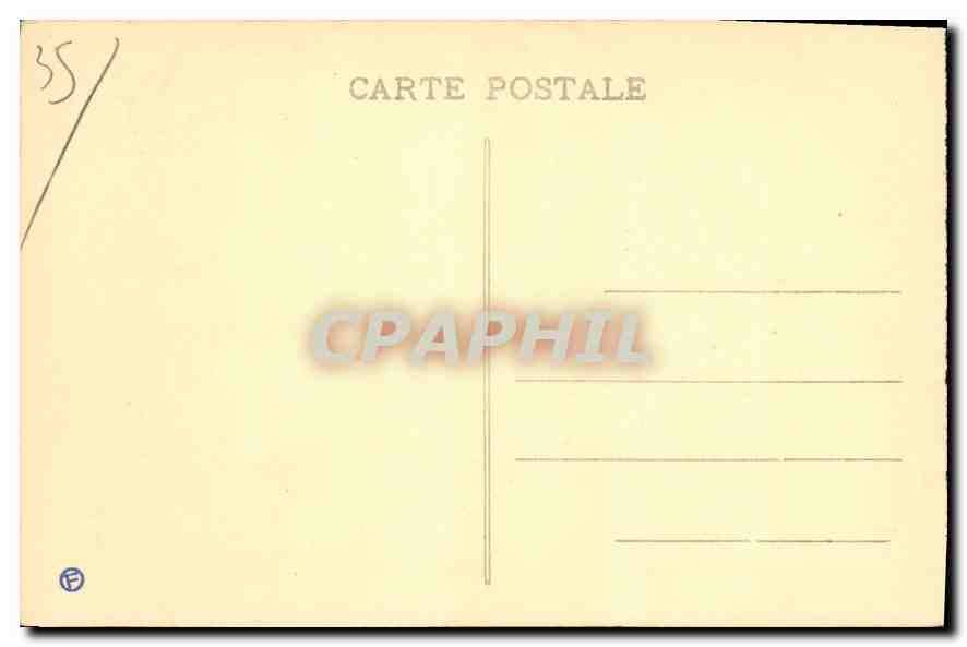 St-Malo - Le Château - La Place Chateaubriand — Édition Gudrin, n° 3500 — Rückseite