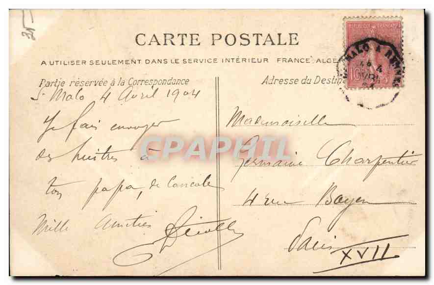 Saint-Malo — La Mare aux Canetons — G.F. n°2813 — Reverso