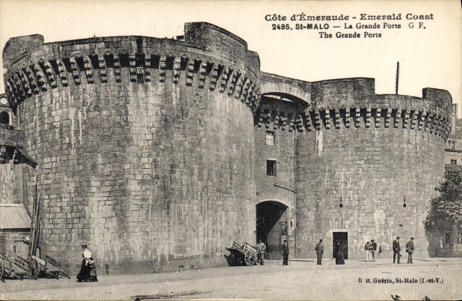 St-Malo — Die Große Pforte — Verlag E. tt. Guérin, Nr. 2495