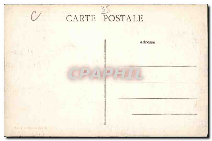St-Malo — Die Große Pforte — Verlag E. tt. Guérin, Nr. 2495 — Rückseite