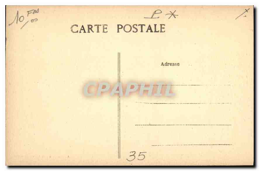 CPA St Malo (I et V) Vue Generale du Port a maree haute — Verso