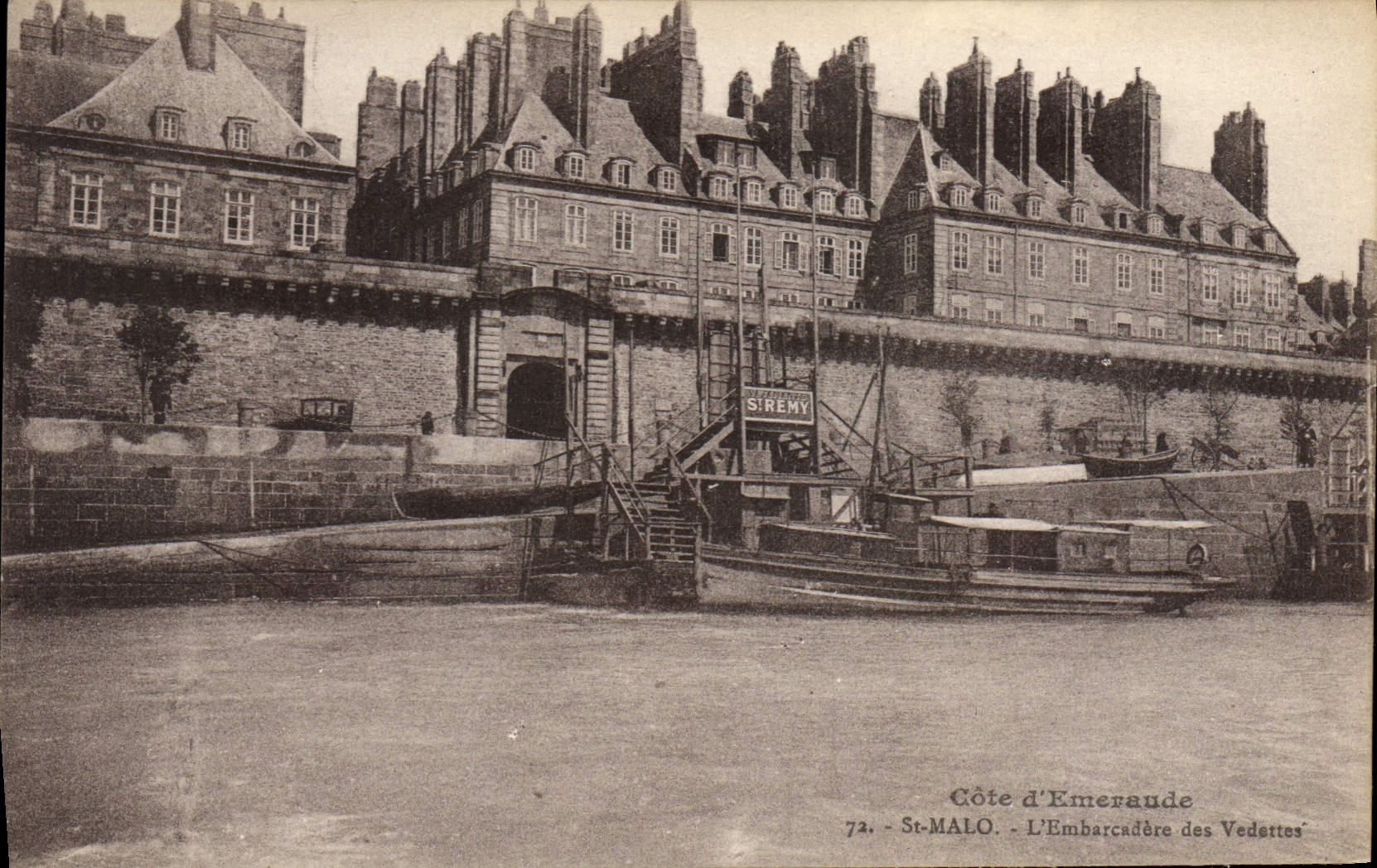 St-Malo - L'Embarcadère des Vedettes - Côte d'Émeraude — Siremy, éditeur n°72