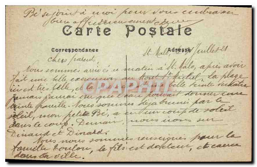 Saint-Malo — La Plage de Bon-Secours et le Grand Bey — LL — Reverso