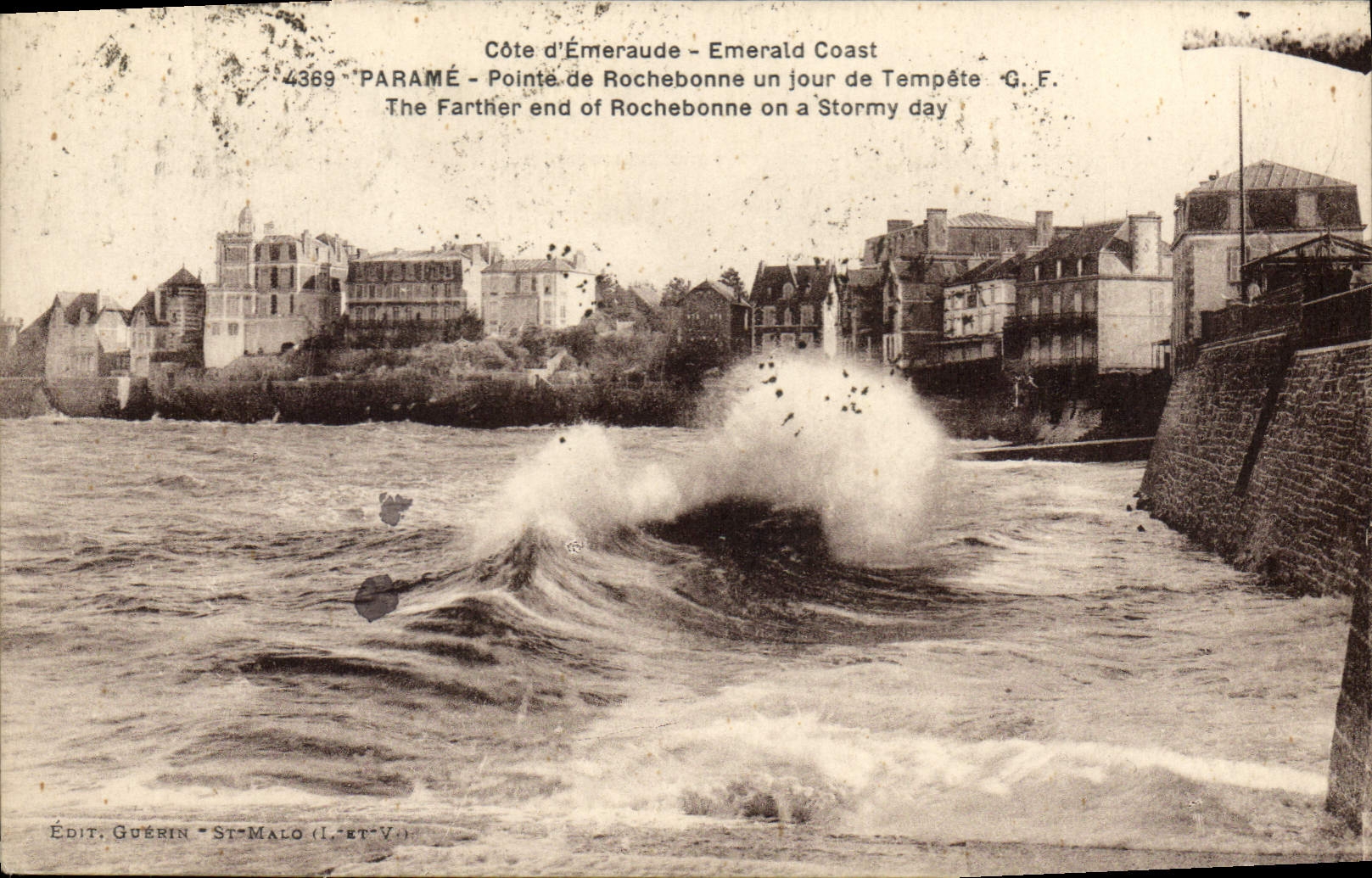 Pointe de Rochebonne - Côte d'Émeraude — Édit. Guérin - St-Malo (I.-et-V.)