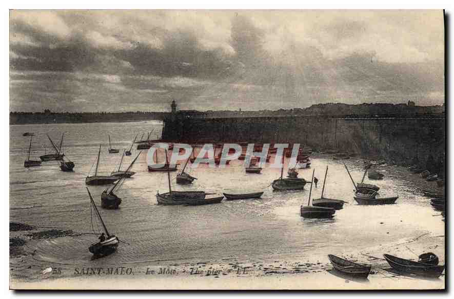Saint-Malo - Le Môle - The pier - Éditeur : Levé et Secrèdin, Paris
