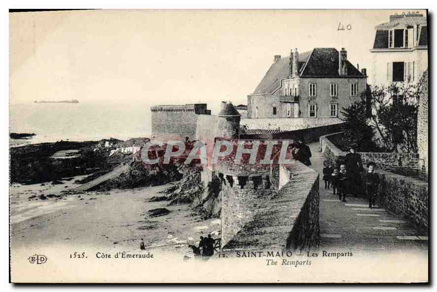 Saint-Malo — Die Mauern — Küste der Smaragden