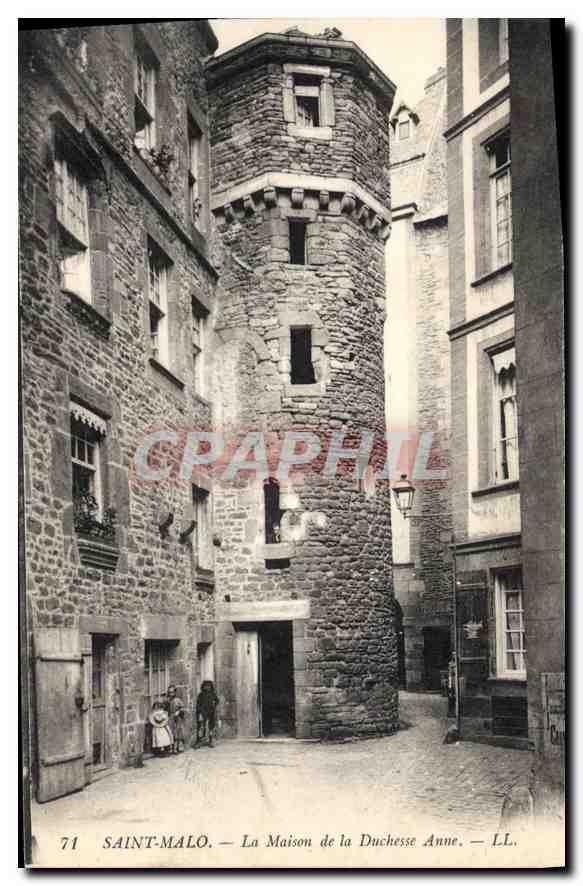 Saint-Malo — La Maison de la Duchesse Anne — LL, n°71