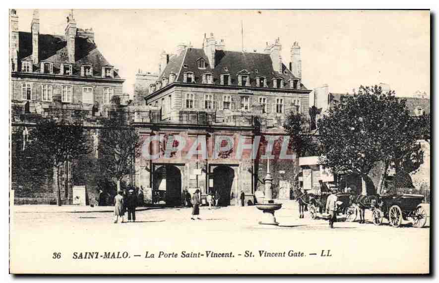 CPA St Malo La Porte Saint Vincent
