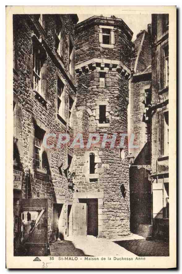 St-Malo - House of Duchess Anne — Publisher CPAPHIL, No. 35