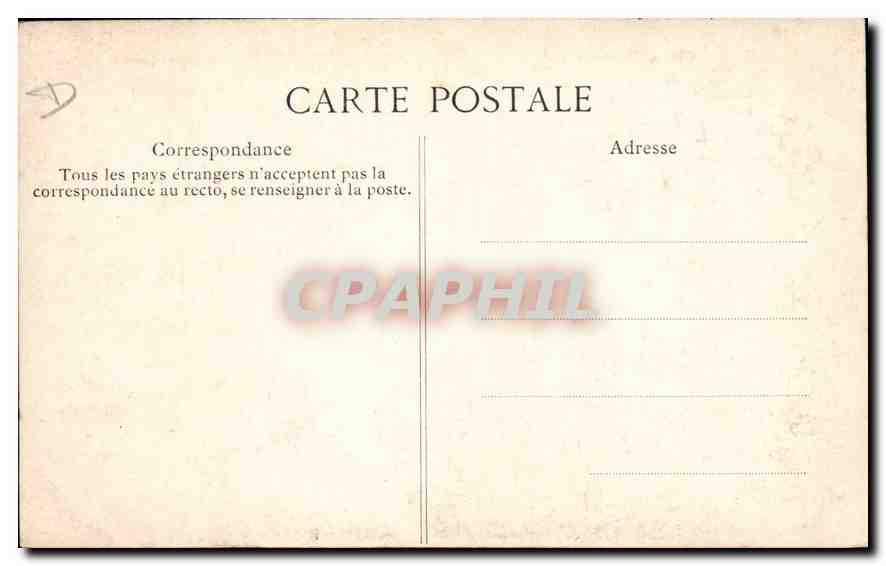 Saint-Malo — Plage de Bon-Secours — Côte d’Emeraude, éditeur E.F.D., n° 450 — Verso