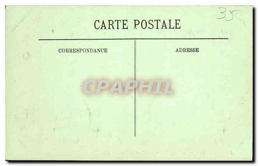 Saint-Malo — Saint-Servan et le Pont Roulant — LL, n°61 — Verso