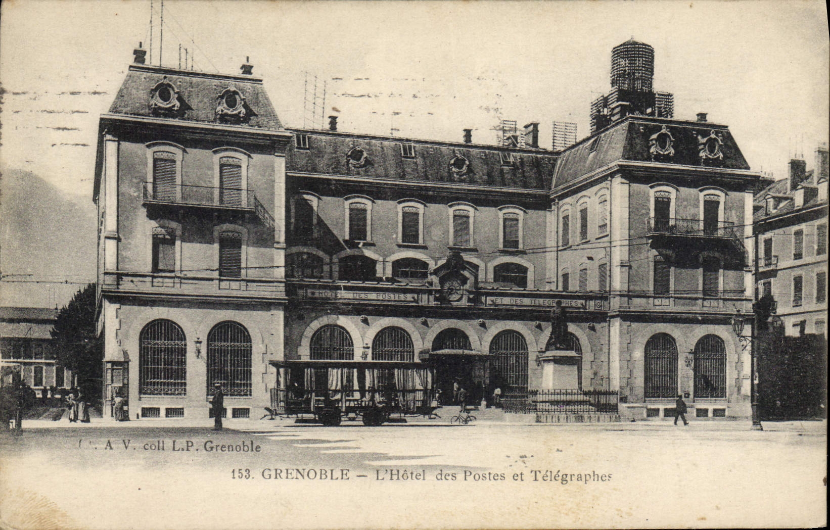 Grenoble — L'Hôtel des Postes et Télégraphes — A.V. coll. L.P. Grenoble, n°153