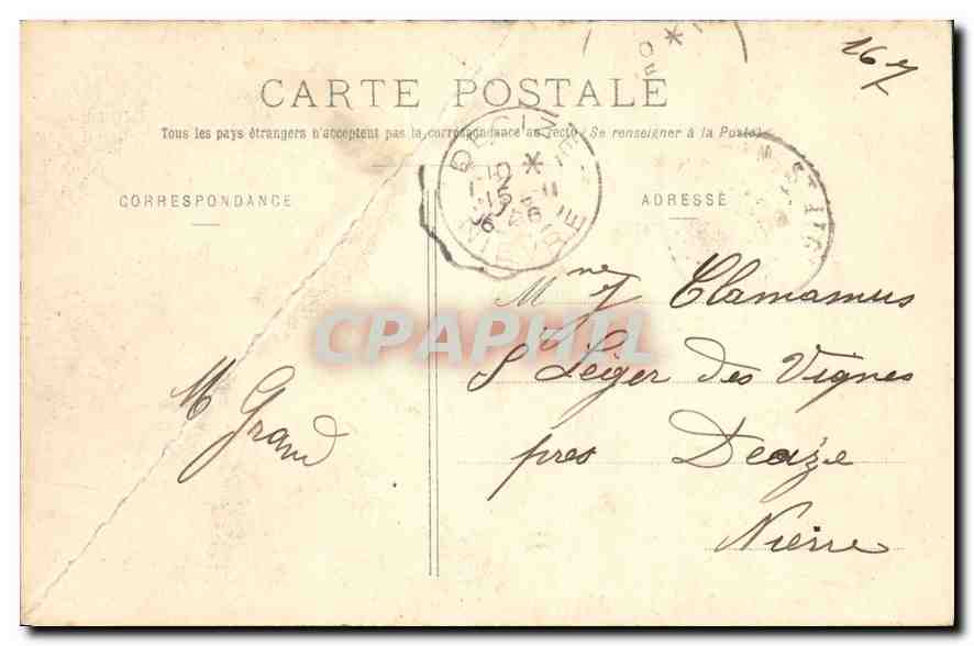 CPA Grenoble L'Hopital et les Forts Rabot et de la Bastille — Back