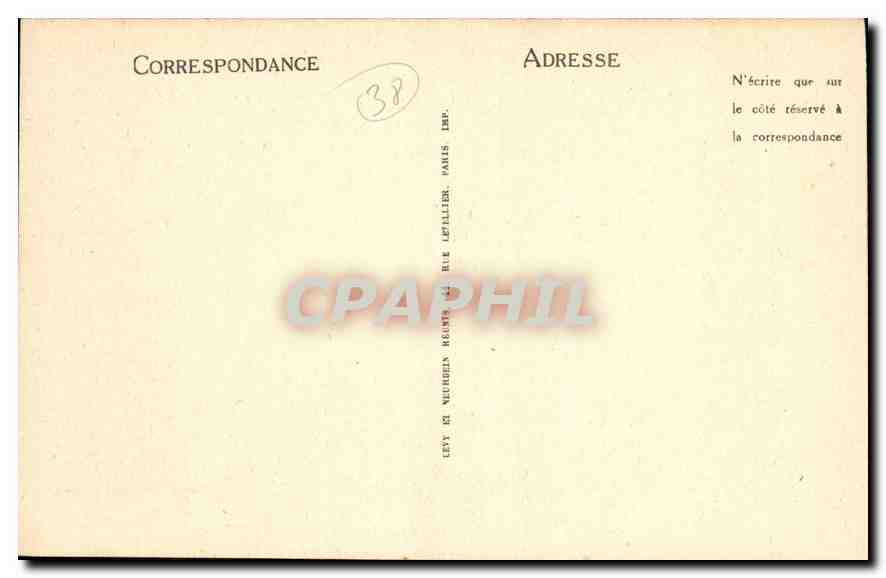 Grenoble — La Place Victor-Hugo et les Forts — LL. — n° 2154 — Rückseite