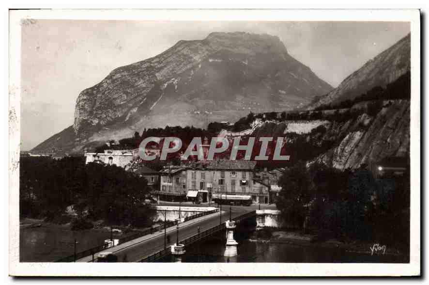 CPA Grenoble (Isere) Le Pont de France et le casque de Neron