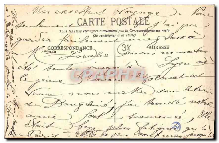 Grenoble - The Grand Hotel Moderne - E. R. - 33 — Back