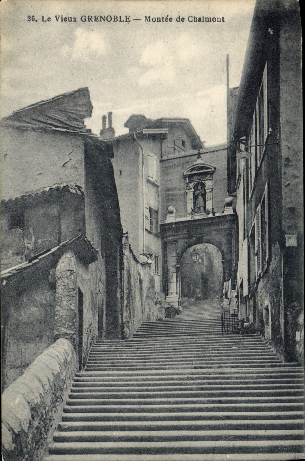 Le Vieux GRENOBLE — Montée de Chalmont — GAUDE, phot.-édit. Grenoble