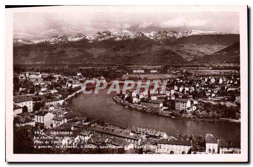 CPA Grenoble La Chaine des Alpes
