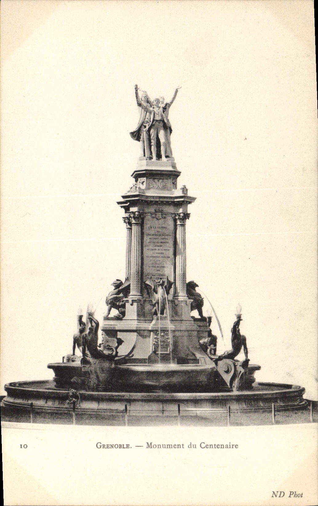 Grenoble — Monument du Centenaire — ND Phot, n°10