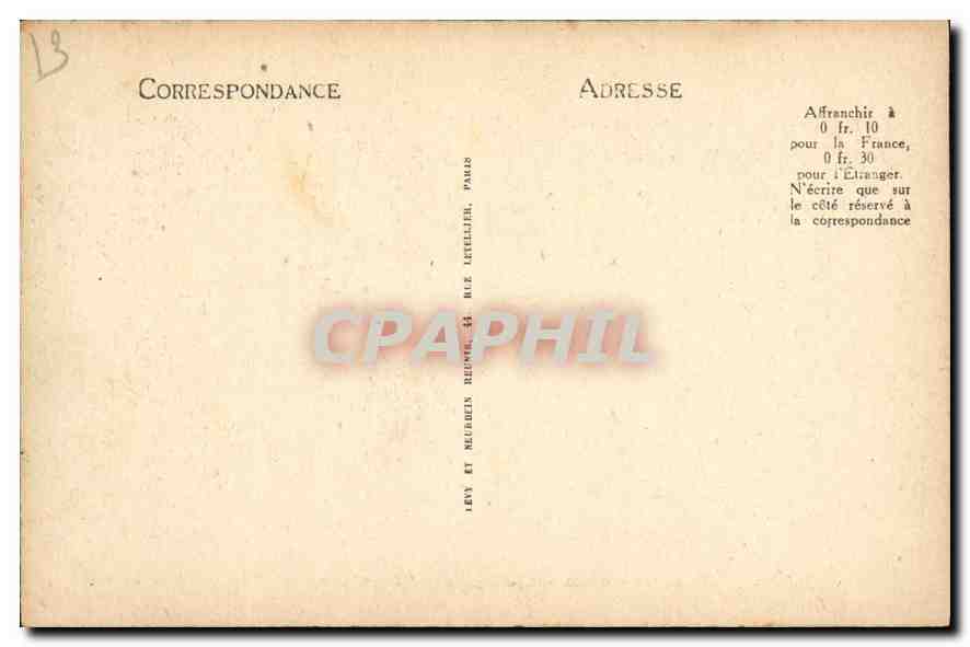 CPA Marseille La Corniche Le Pont de la Fausse Monnaie — Verso