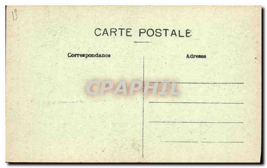 CPA Marseille Ascenseurs N D de la Garde — Rückseite
