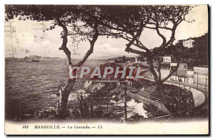 CPA Marseille La Corniche