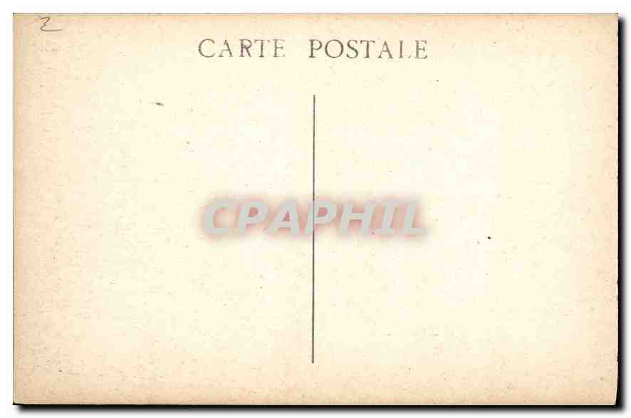 CPA Marseille La Corniche — Verso
