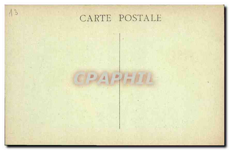 CPA Marseille La Corniche Palace Hotel — Verso