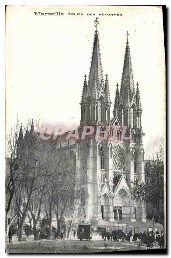 CPA Marseille Eglise des Reformes