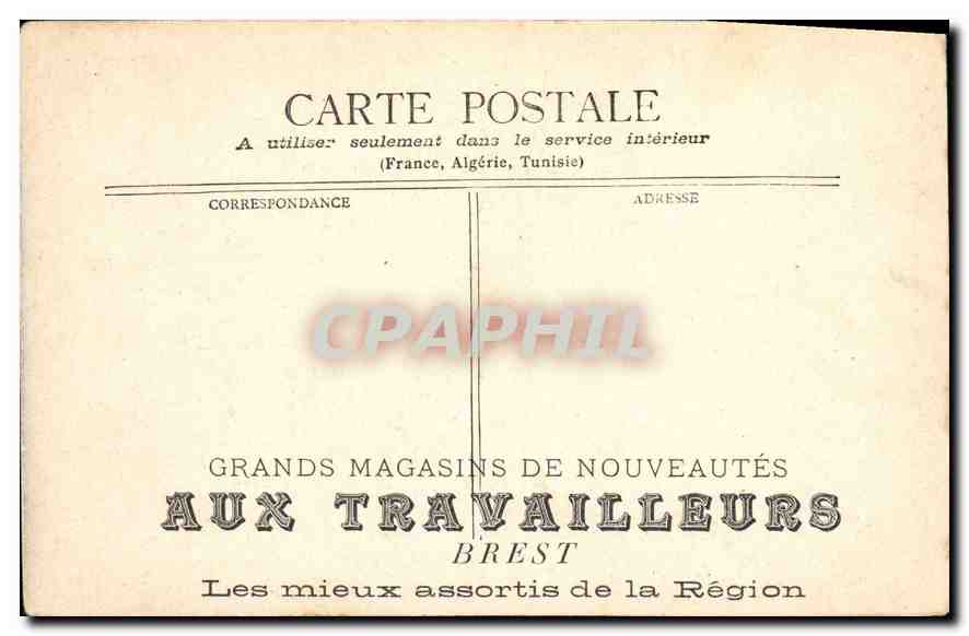 CPA Marseille Eglise des Reformes — Rückseite