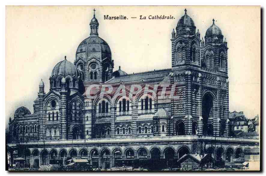 CPA Marseille La Cathedrale