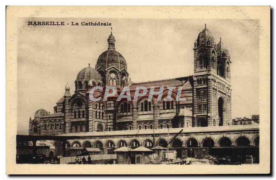 CPA Marseille La Cathedrale