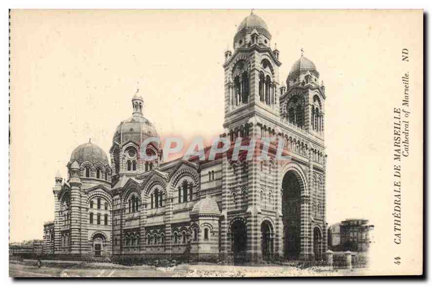 CPA Marseille Cathedrale de Marseille