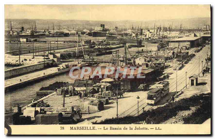 CPA Marseille Le Bassin de la Joliette