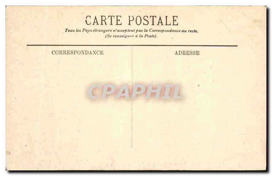 CPA Marseille Bassin de la Joliette — Rückseite